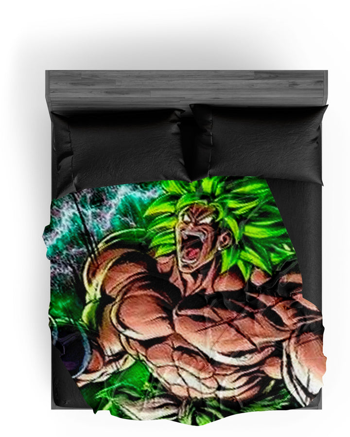 Plaid Dragon Ball Z Broly Légendaire Puissance Saiyan