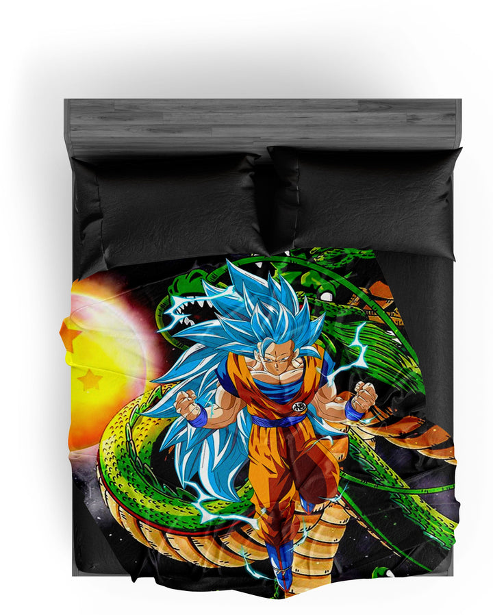 Plaid Dragon Ball Z Goku Blue SSJ3 Collection