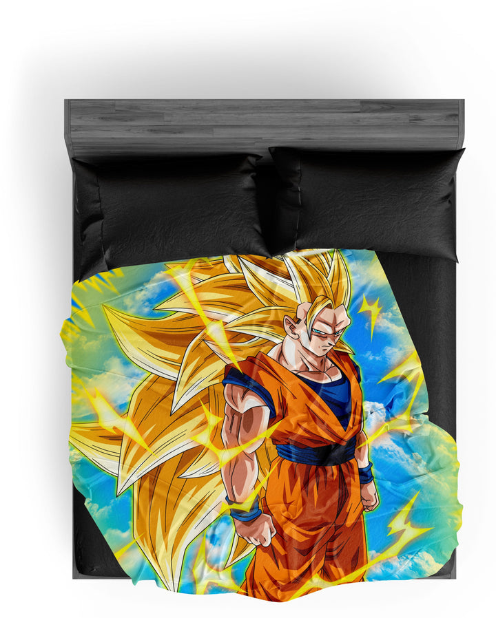 Plaid Dragon Ball Z Son Goku Super Saiyan 3 Collection