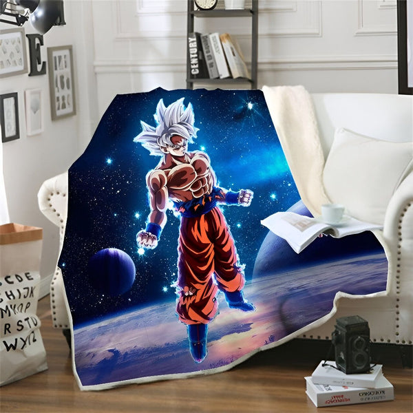 Plaid Goku Ultra Instinct Dragon Ball Super stylé
