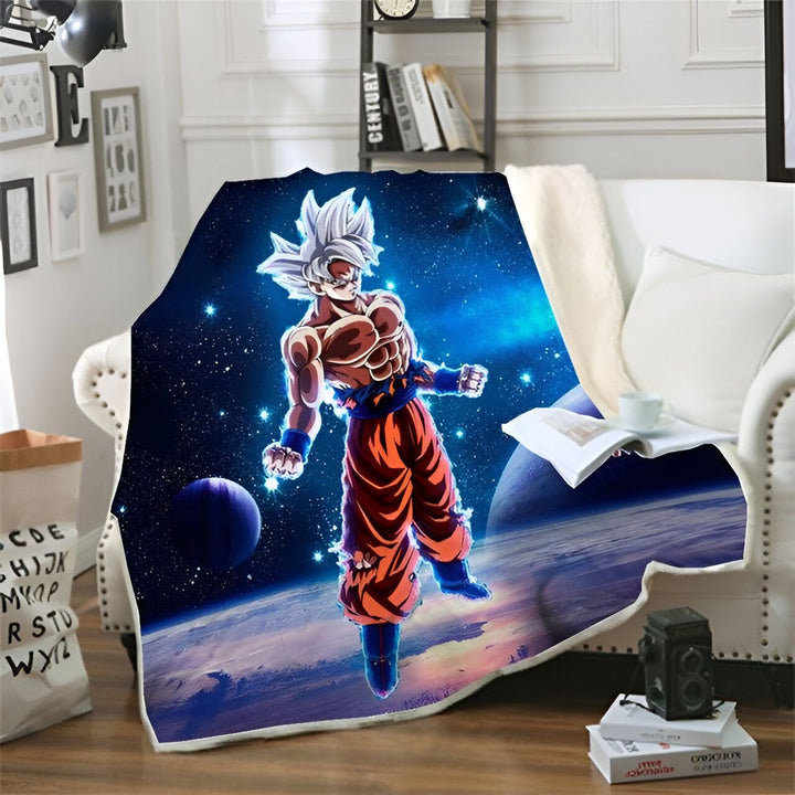Plaid Goku Ultra Instinct Dragon Ball Super stylé