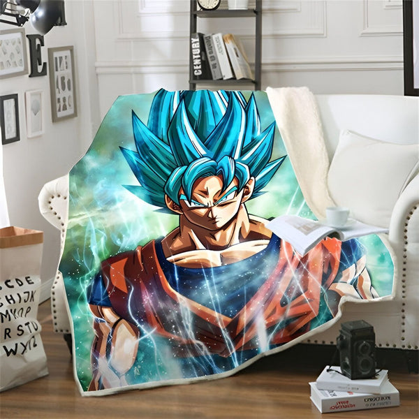 Plaid Son Goku Super Saiyan Blue Dragon Ball