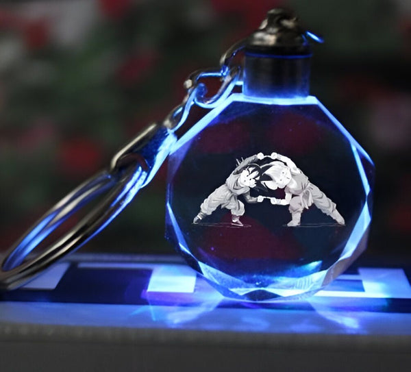 Porte - clés Gotenks Fusion Cristal Dragon Ball Z