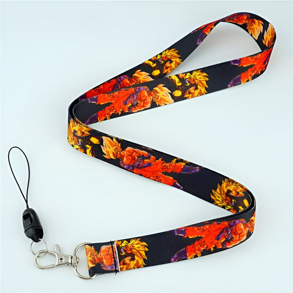 Porte - clés Tour de Cou Super Saiyans DBZ stylé