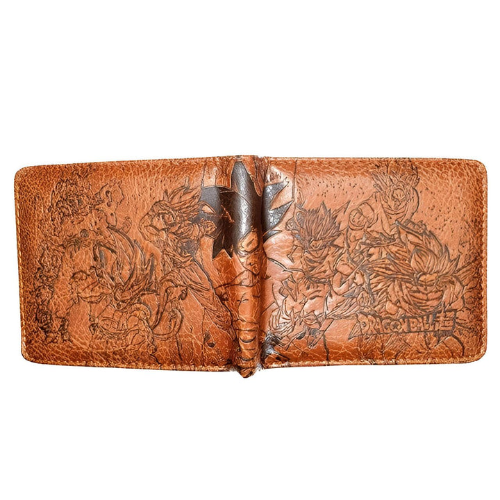 Portefeuille Cuir Végan Dragon Ball Z Saiyans