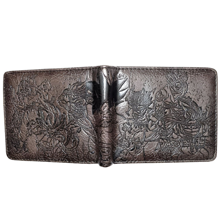 Portefeuille Cuir Végan Dragon Ball Z Saiyans