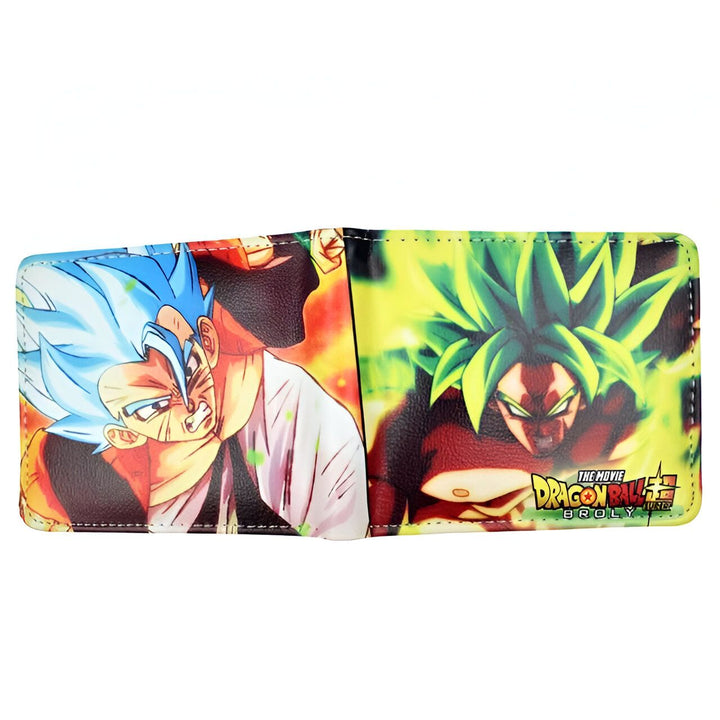 Portefeuille DBZ Gogeta Broly Super Saiyan Blue Végan