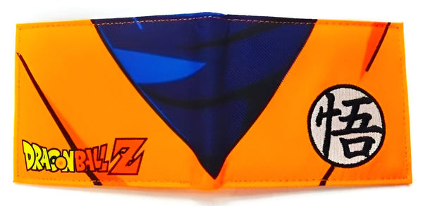 Portefeuille Dragon Ball Z Kanji Go Brodé Son Goku