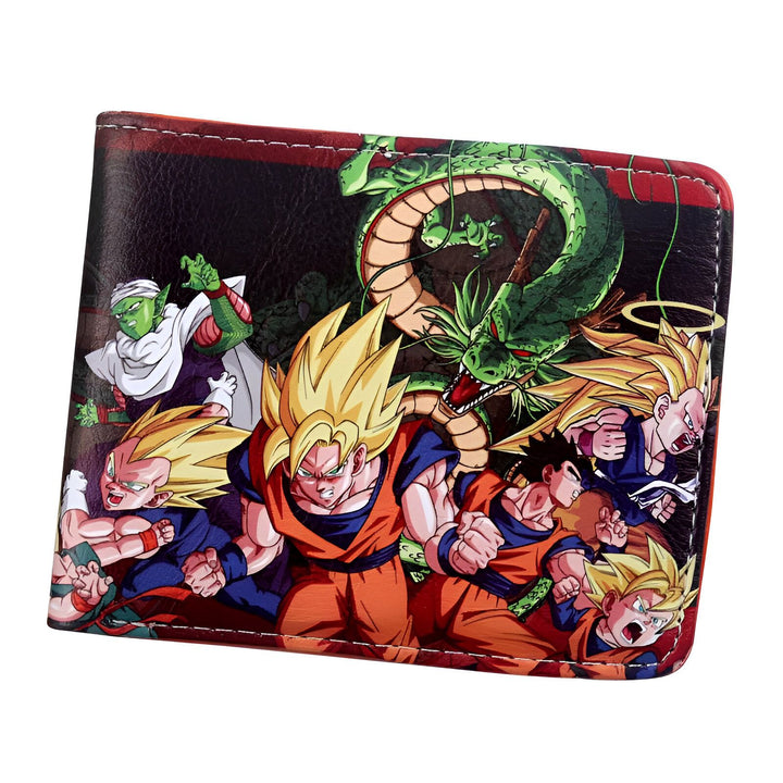 Portefeuille Dragon Ball Z Super Saiyan Cuir Végan
