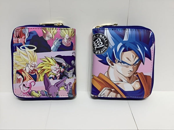 Portefeuille Dragon Ball Z Super Saiyan en cuir végan