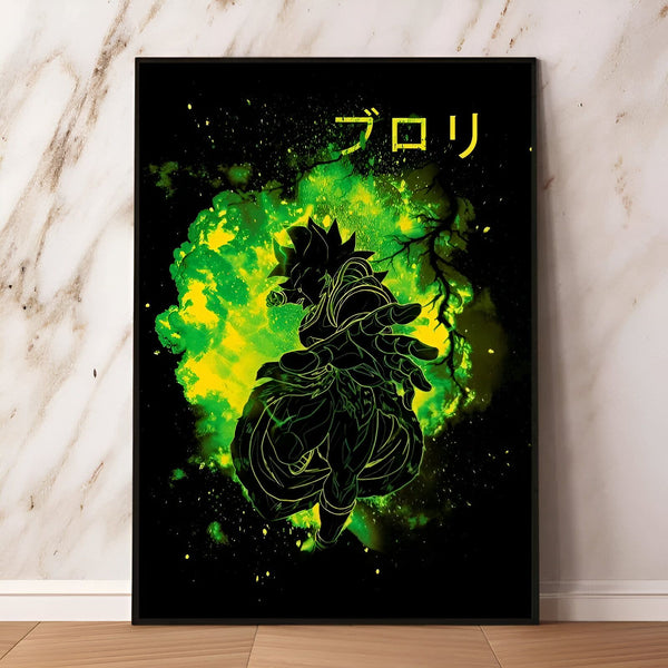 Poster Dragon Ball Broly Énergie Saiyan Légendaire