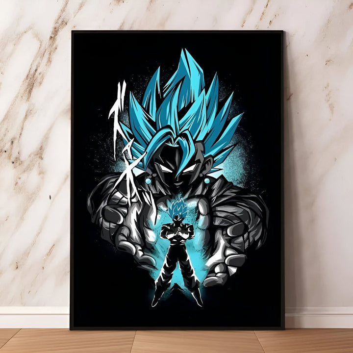 Poster Dragon Ball Vegetto Super Saiyan Blue Épique