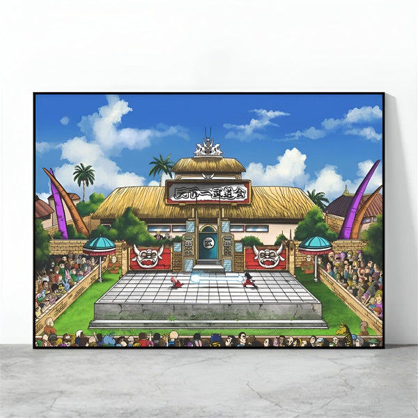 Poster Dragon Ball Z Stade Championnat Monde Arène Culte