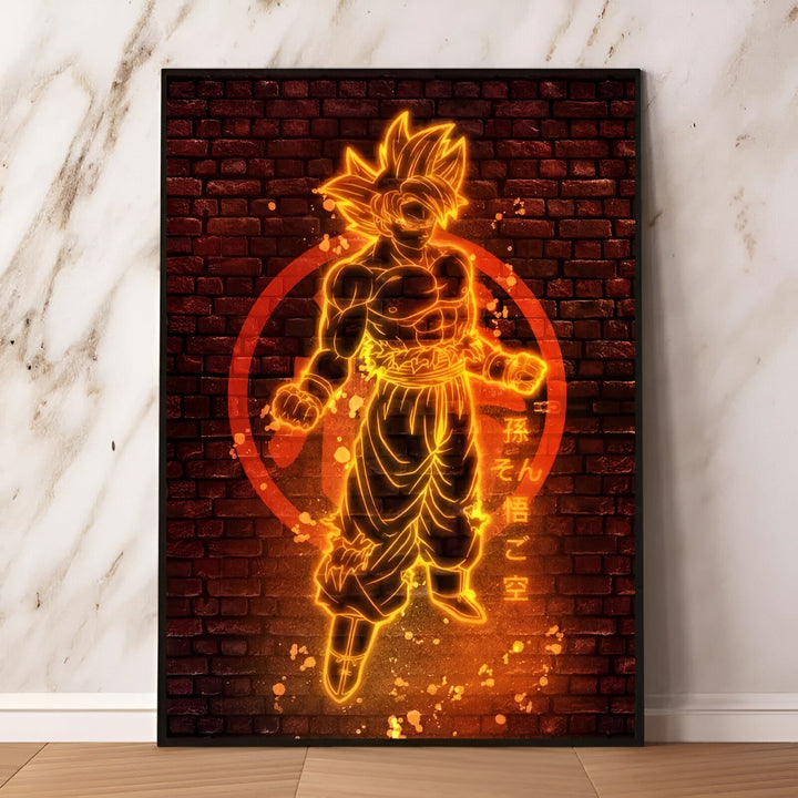 Poster Dragon Ball Z Ultra Instinct Neon