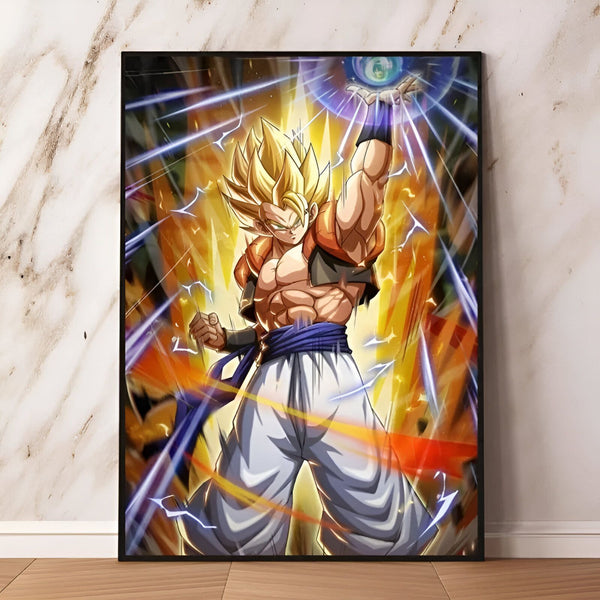Poster Gogeta Super Saiyan Attaque Énergétique