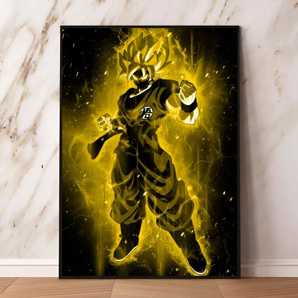 Poster Goku Super Saiyan. Lueur Saiyan Dragon Ball