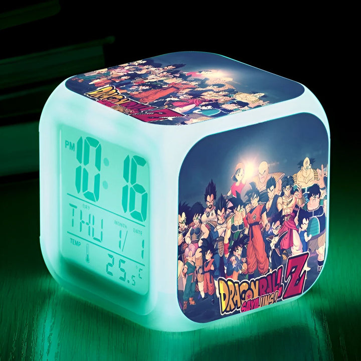 Réveil Dragon Ball Z Thème Saiyan Lumineux