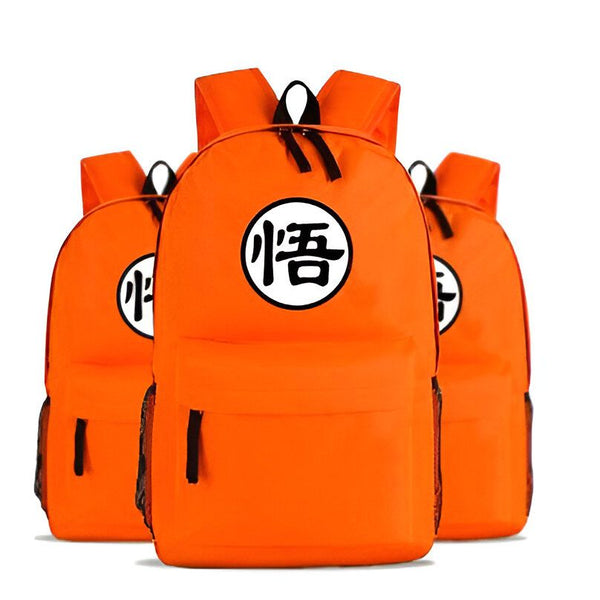Sac à Dos Dragon Ball Z Kanjis Go Kaio Orange