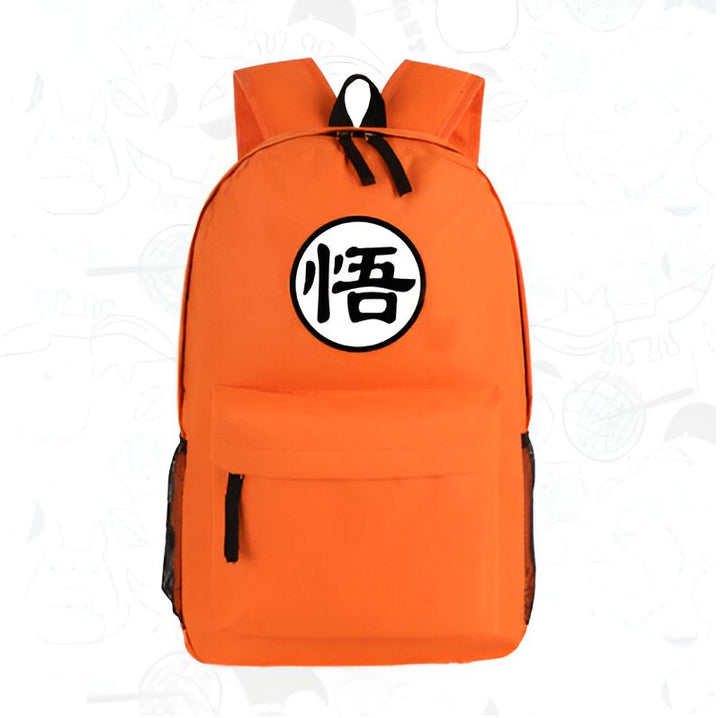 Sac à Dos Dragon Ball Z Kanjis Go Kaio Orange