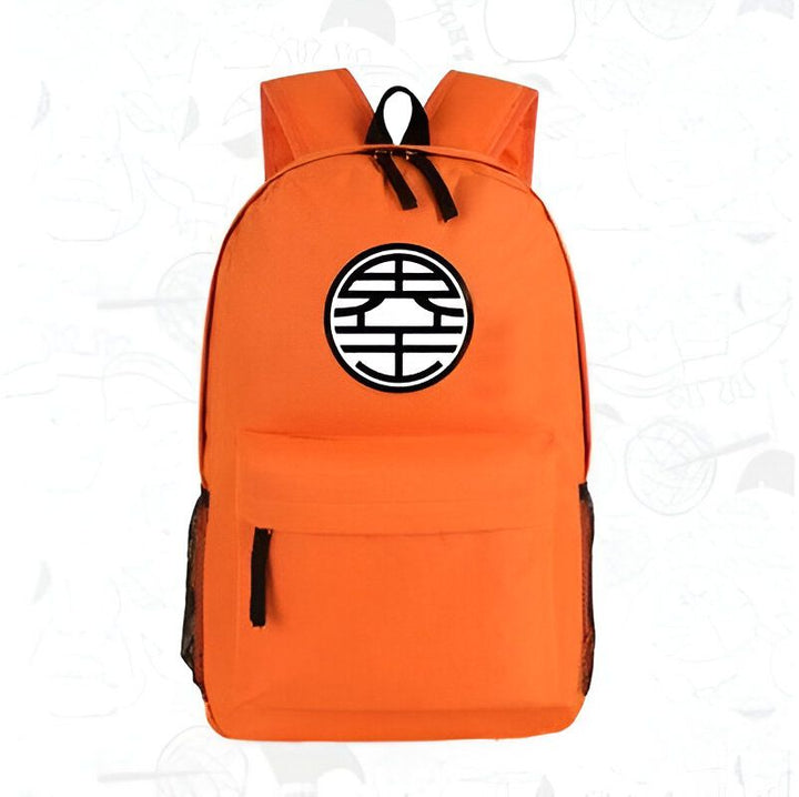 Sac à Dos Dragon Ball Z Kanjis Go Kaio Orange