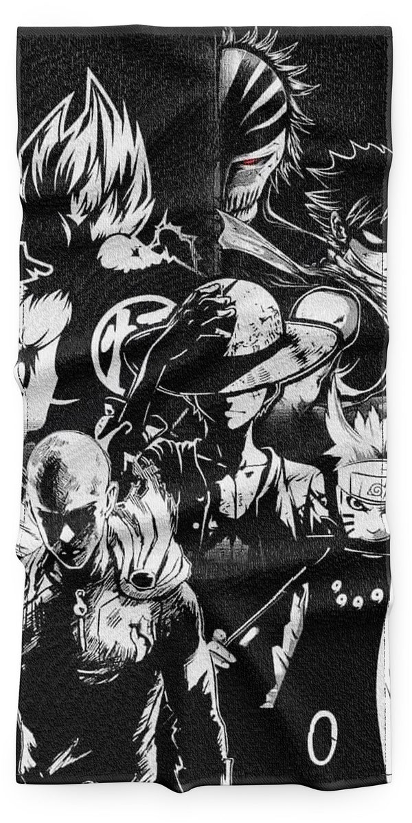 Serviette Anime Japonais - Design Épique