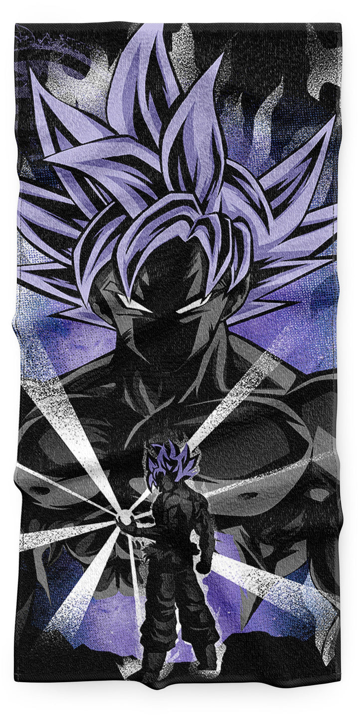 Serviette Dragon Ball Goku Style Sombre