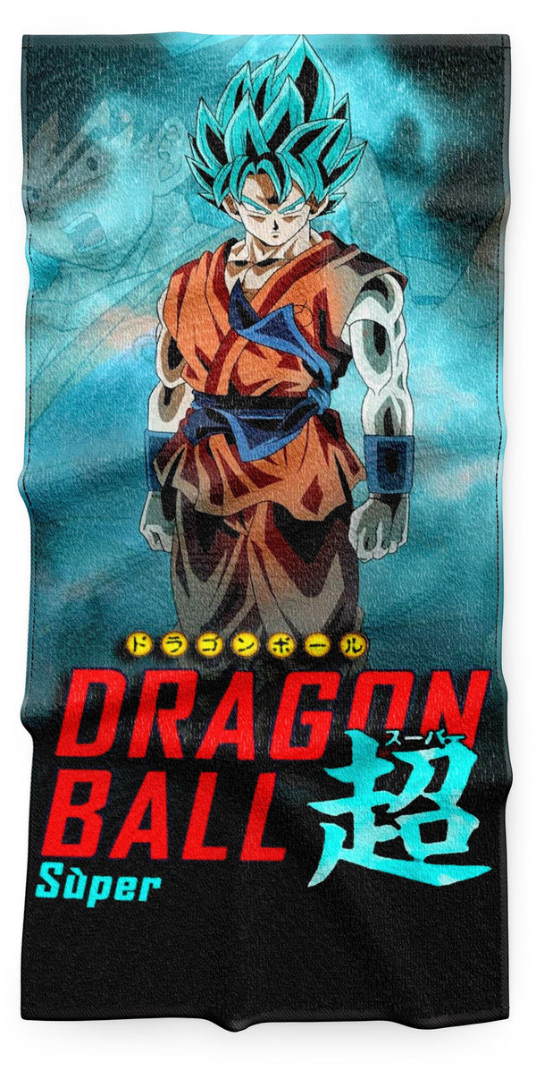 Serviette Dragon Ball Goku Super Saiyan Blue