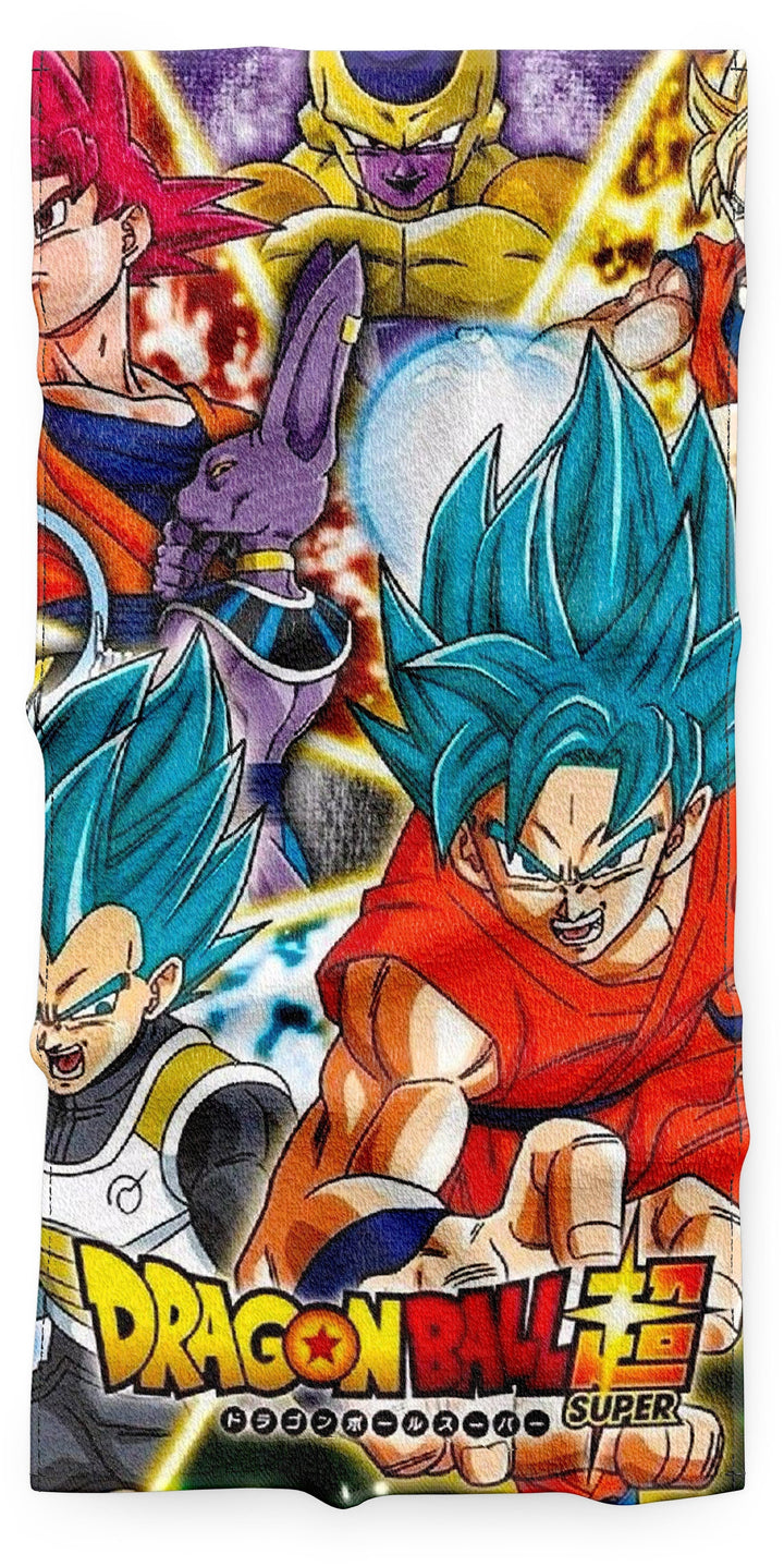 Serviette Dragon Ball Saga Super Goku Vegeta