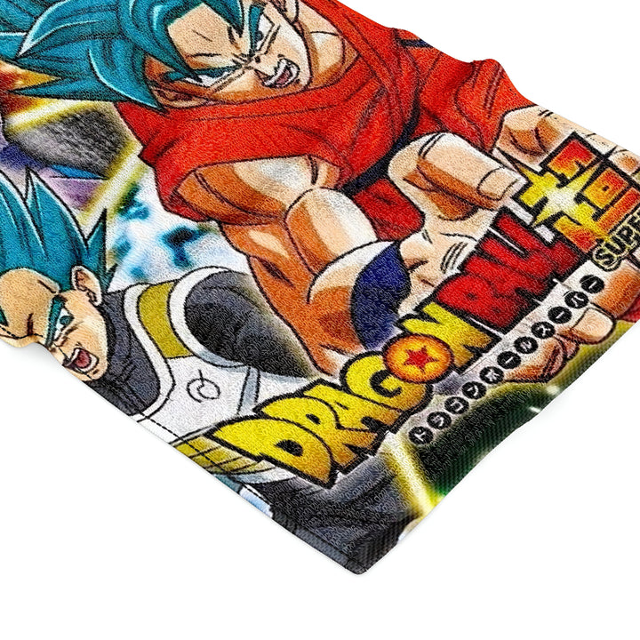 Serviette Dragon Ball Saga Super Goku Vegeta