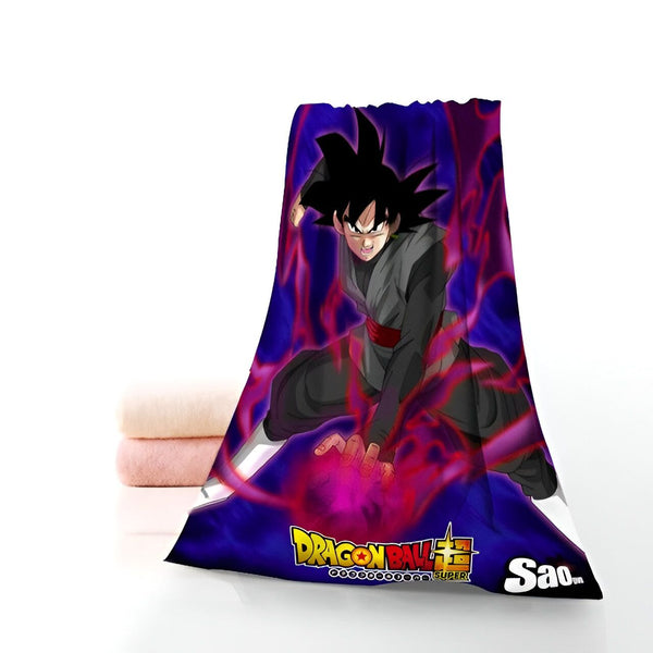 Serviette Goku Black Dragon Ball Super Style Combat