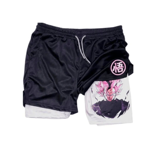 Short Dragon Ball Super Goku Rosé Kanji