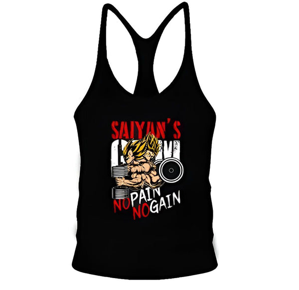 Stringer Saiyan Gym Dragon Ball Z Homme