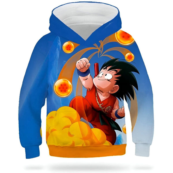 Sweat Enfant Goku Nuage Magique Dragon Ball