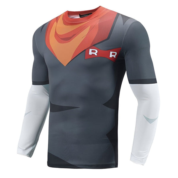 T - Shirt Compression C 17 Thème Dragon Ball