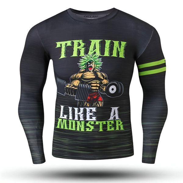 T-Shirt Compression Long Broly Dragon Ball Z