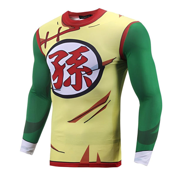 T - Shirt Compression Long Son Gohan Style