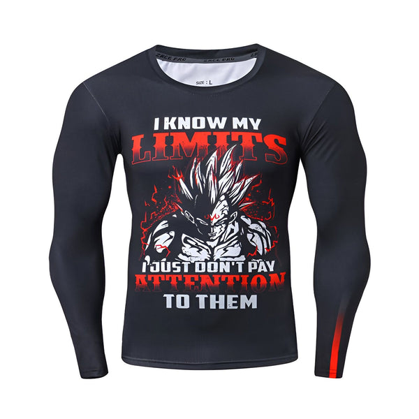 T - Shirt Compression Majin Vegeta Style Guerrier Z