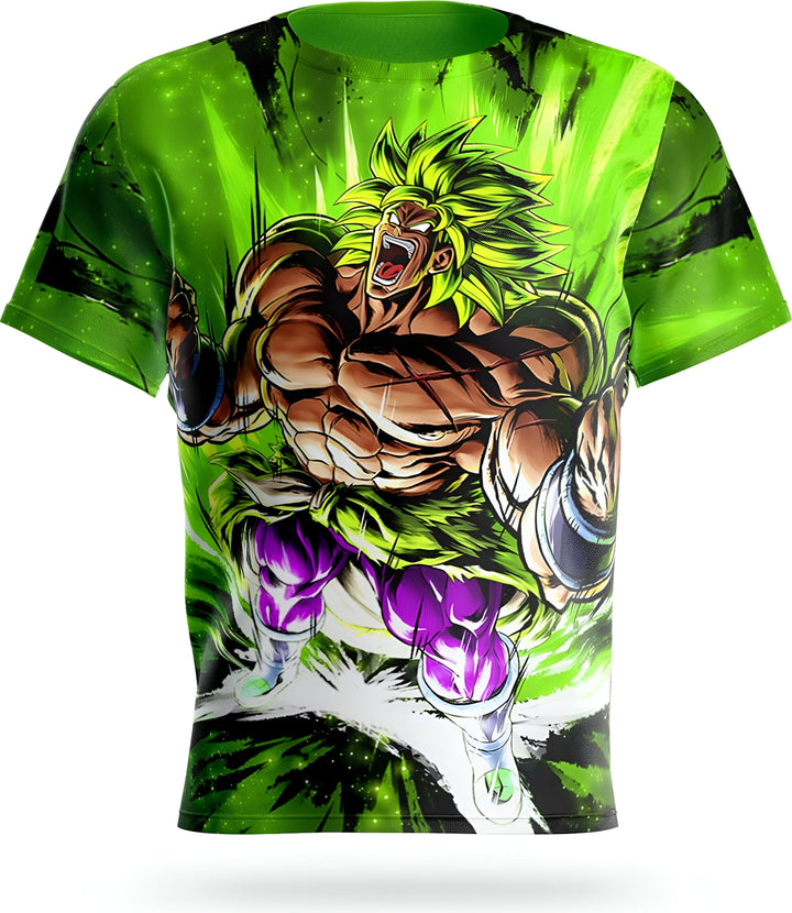 T - Shirt Dragon Ball Broly Ultimate Soldier Design