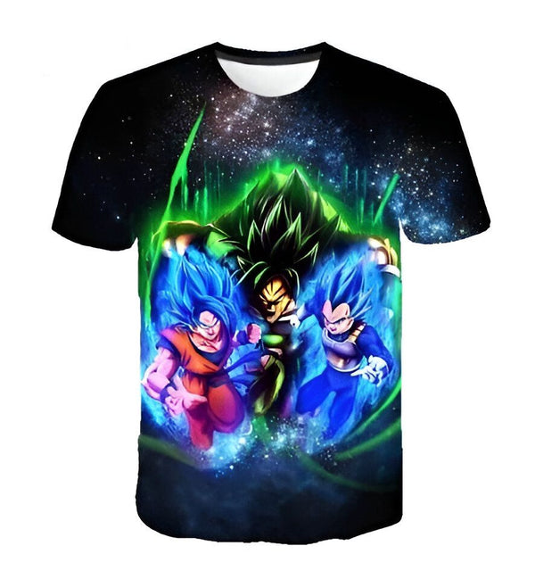 T - Shirt Dragon Ball Super Goku Vegeta Broly