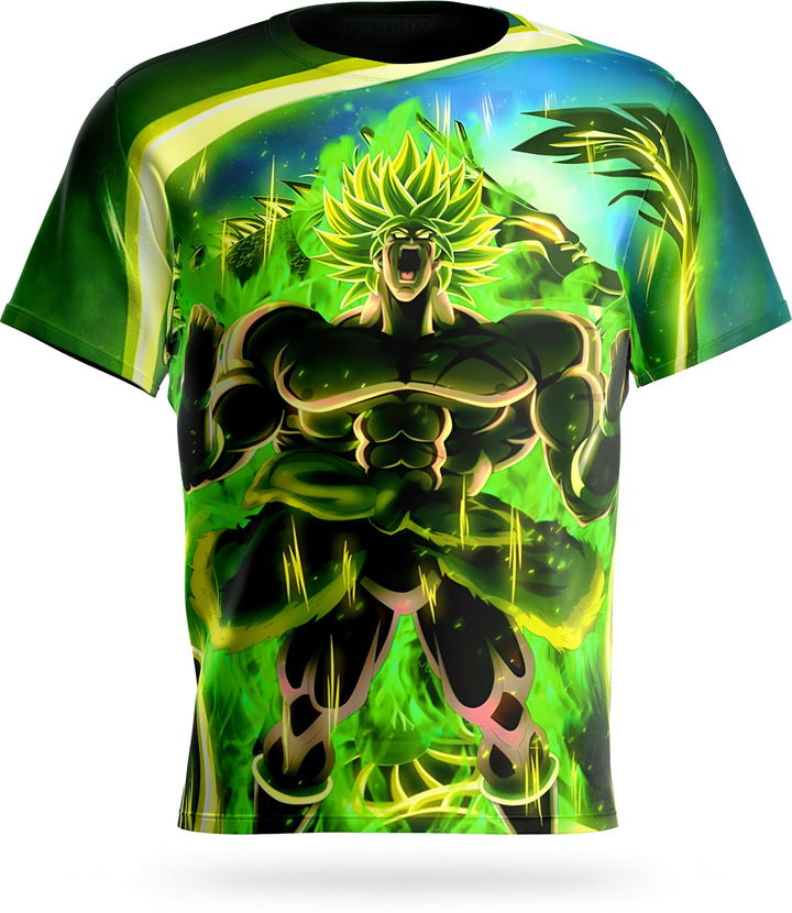 T - Shirt Dragon Ball Z Broly Potentiel Révélé