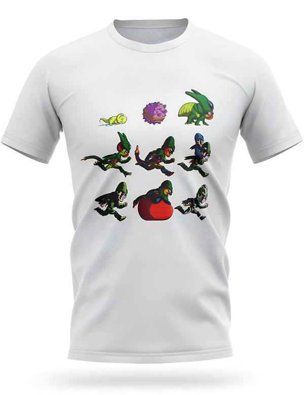 T-Shirt Dragon Ball Z Évolution Cell Saga