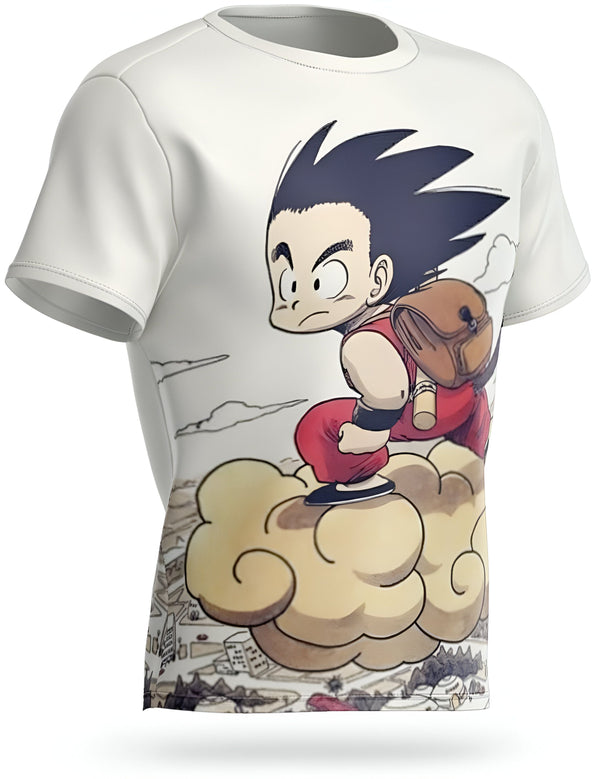 T - Shirt Dragon Ball Z Goku Nuage Magique