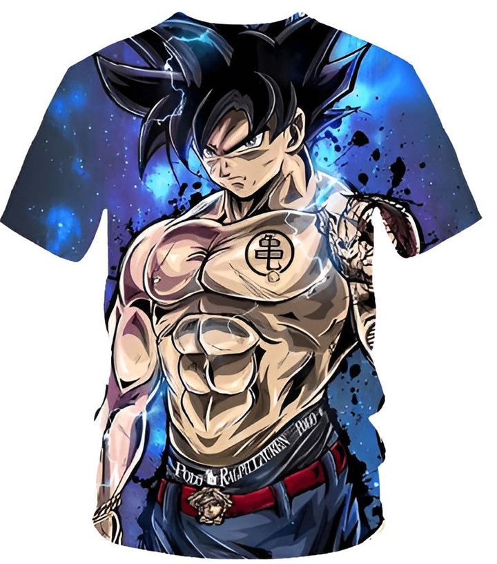T - Shirt Dragon Ball Z Goku Puissance Saiyan