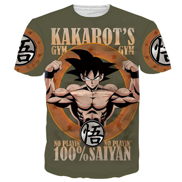 T - Shirt Dragon Ball Z Kakarot Gym Saiyan
