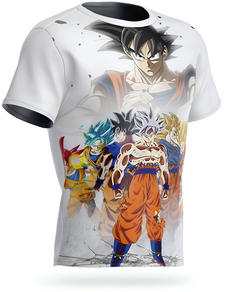 T - Shirt Dragon Ball Z Super Saiyan Évolution Goku
