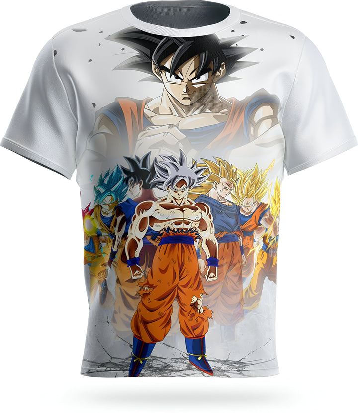 T - Shirt Dragon Ball Z Super Saiyan Évolution Goku