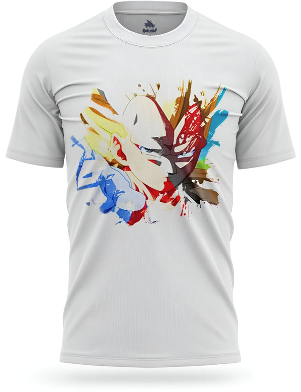 T - Shirt Dragon Ball Z Vegeta Design Artistique