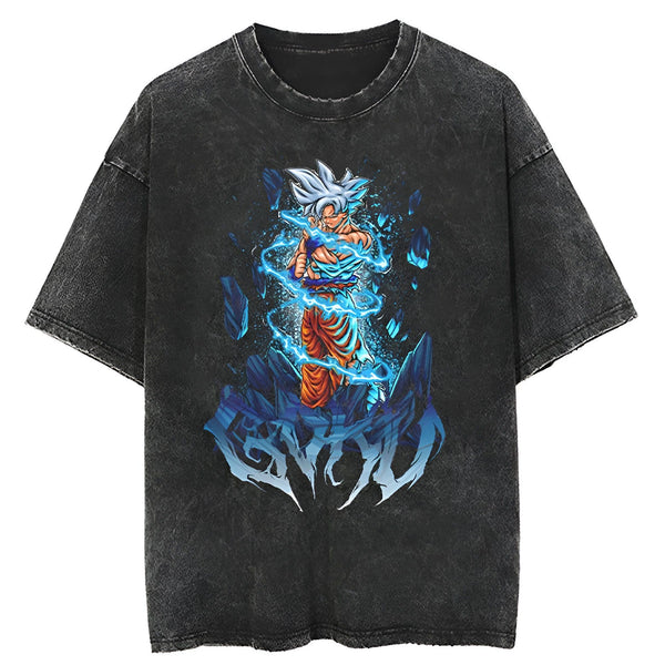 T - shirt Oversize Goku Ultra Instinct Maîtrisé
