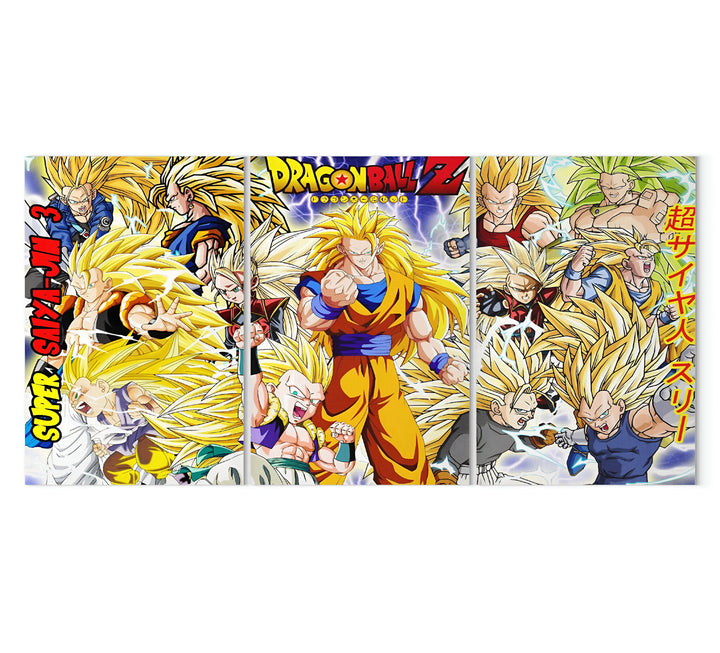 Tableau Dragon Ball Z Transformations Saiyan