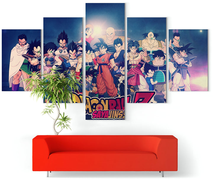 Tableau Dragon Ball Z Univers Saiyans